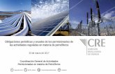 Presentación de PowerPoint - gob.mx · Coordinación General de Actividades Permisionadas en materia de Petrolíferos Obligaciones periódicas y anuales de los permisionarios de