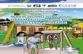 REPÚBLICA DE NICARAGUA - MDG Fund | Delivering … Opcio… · Captación de Agua de lluvia (CALL) o cosecha de agua de lluvia se de-nomina al conjunto de elementos e instalaciones