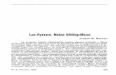 Los Aymara. Notas bibliográficas · Antonio Paredes, contiene veinticinco leyendas andinas y nos provee de una ... subgrupo aymara interpreta sus ritos mediante metáforas de montaña