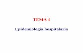 TEMA 4 Epidemiología hospitalaria - asignatura.us.es · Fuentes y vías de transmisión de la infección nosocomial 5. ... Cuidados y limpieza de la zona perineal. 2. El sondaje