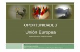 Oportunidades UE 2008b [Modo de compatibilidad] · REINO UNIDO 3% DEMAS PAISES 6% España (37%) Bélgica (8%) ... Alcohol Etílico Jugos naturales de frutas tropicales Cosmética