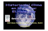 Tema 3b Holoceno clase master 2014 - imedea.uib-csic.es · Clima en los últimos 20,000 años Último Máximo Glacial Temperaturas bajas y expansión de casquetes de hielo ... 4200–3800,