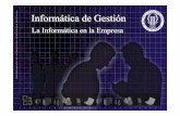 Inform ática de Gestión - — OCWocw.uc3m.es/ingenieria-informatica/informatica-de-gestion/teoria/... · Ingresos por licencias en aplicaciones de gestión empresarial (millones
