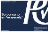 Su Consultor en Venezuela - PwC: Audit and assurance ... · Las ﬁrmas de la red global de PricewaterhouseCoopers ... muchas de las entidades ﬁnancieras y empresas líderes del
