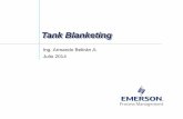 Tank Blanketing - · PDF fileDimensionamiento de Equipos Ejemplo: Calcular el Volúmen Vpad necesario para un tanque con una capacidad de 10000 gal y una bomba con una capacidad máxima