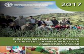 estrategias locales de compras - Home | Food and ... · Organización de las Naciones Unidas para la Alimentación y la Agricultura FAO Bogotá, 2017 Guía para implementar estrategias
