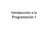 Programación 1 Introducción a lafacultaddeingenieria.github.io/prog1/presentation/0-Arq-SO-LP.pdf · Formato: código de operación (CO) más los operandos (O). Unida de Control
