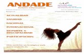 Redacción: Delegación en Canarias de ANDADE …andade.es/images/revista/revistapdf/REVISTA11.pdf · canción de "Viva la Vida" de Coldplay. En ese momento, tu mujer Ana saltó como
