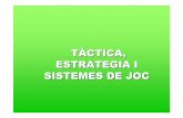 TÀCTICA, ESTRATEGIA I SISTEMES DE JOCblocs.xtec.cat/aguullastrell/files/2008/09/tactica_albert.pdf · El futbol es un esport que varia continuament i és imprevisible i com entrenadors