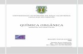QUÍMICA ORGÁNICAfc.ens.uabc.mx/documentos/manuales/Manual de Lab. Quimica Organi… · de un análisis cualitativo de una muestra orgánica, para comprender que según su grado
