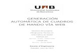 GENERACIÓN AUTOMÁTICA DE CUADRO S DE MANDO … · Página 5 de 58 FULL DE RESUM – PROJECTE FI DE CARRERA DE L’ESCOLA D’ENGINYERIA Títol del projecte: Generación automàtica