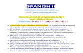 SPANISH II - cisd.org II Sep 25... · 26. ¿Repites tú las palabras para aprender de memoria el vocabulario? ... ¿Haces preguntas si no entiendes la información que presenta cada