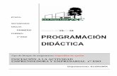 CICLO: CURSO: PROGRAMACIÓN DIDÁCTICA - …ies-parquelineal.centros.castillalamancha.es/sites/.../PD_ESO_IAEE... · 3 1.- Introducción. La asignatura Iniciación a la Actividad