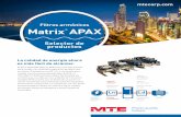 Filtros armónicos Matrix APAX - mtecorp.com · Selector de productos Power quality. Solved. mtecorp.com El filtro patentado Matrix® APAX es la cómoda solución para cumplir con