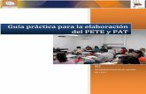 Guía práctica para la elaboración del PETE y PAT · Programa Anual de Trabajo (PAT) como herramientas del Modelo de Gestión Educativa ... materia educativa, definan el deber ser