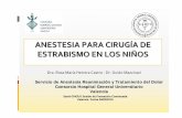 ANESTESIA PARA CIRUGÍA DE ESTRABISMO EN … · ANESTESIA PARA CIRUGÍA DE ... Atropina 0,01‐0,02 mg/kgi.v. ... HERRERA-Protocolo anestesia estrabismo niños-Sesion SARTD-CHGUV09-03-10