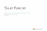 Guía de usuario de Surface Prodownload.microsoft.com/download/B/D/4/BD44C612-D08E-4586-9345-… · La información que contiene este documento, incluidas la dirección URL y otras