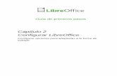 Capítulo 2 Configurar LibreOffice · comandos usados. Opciones de memoria Las opciones de la página LibreOffice ... o Gnome en Linux. Interfaz de usuario – Suavizar bordes de