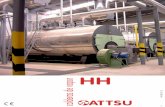 HH - ATTSU - Fabricantes de Calderas de Vapor y … · HH 4000 con economizador y depósito recuperador de condensados a presión. Las calderas de vapor HH se fabrican en una ...