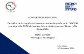 Presentación de PowerPoint - FES America Central · y la Agenda 2030 de las Naciones Unidas para el Desarrollo ... Carlos Sandí Chinchilla, coordinador Comité Sectorial de Medio
