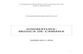 ASIGNATURA: MÚSICA DE CÁMARAconservatoriovalladolid.centros.educa.jcyl.es/sitio/upload/Musica... · responda a una idea musical y trascienda el nivel de mera lectura. Asimismo,