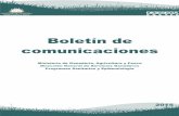 Boletín de comunicaciones - mgap.gub.uy · Con el propósito de iniciar el proceso que está descripto en el Programa Hemisférico de Erradicación de la Fiebre Aftosa 2011-2020