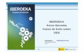 IBEROEKA Foros Iberoeka Casos de éxito sobre · Son reuniones sobre temas concretos para facilitar la generación de Proyectos IBEROEKA ... Plataforma de desarrollo de vehículos
