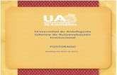 Universidad de Antofagasta - Informe de … · Creación de Programas de Postgrado 06 ... diseñado y construido un DATAMART con información de postgrado. El apoyo institucional