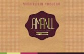 de pollo o carne con ajimole - Amanu - Recetas con Amoramanu.com.co/assets/amanu-portafolio-de-productos-2015.pdf · Torta de limón y amapola . Tarta de manzanas, con caramelo y