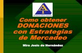 Como obtener DONACIONES con Estrategias de …alzheimeriberoamerica.org/media/uploads/regular_files/taller... · Nuestro Mercado son los Donantes Solicitar Fondos NO es buscar dinero