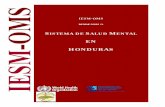 FINAL WHO-AIMS HONDURAS Report Spanish 02-06 … · Panamericana de la Salud (OPS/OMS) y del Departamento de Salud Mental y Abuso de Sustancias de la Organización Mundial de la Salud.