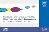 Índice de Desarrollo Humano de Hogares e Individuos 2010 · Humano de Hogares e Individuos 2010 Programa de las Naciones Unidas para el Desarrollo México 2012 Índice de Desarrollo