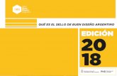 QUÉ ES EL SELLO DE BUEN DISEÑO ARGENTINO …sbd.produccion.gob.ar/wp-content/uploads/2018/05/QueEs_SBD.pdf · 2011- CREACIÓN 2012-2013- DIFUSIÓN 2014-2015- CRECIMIENTO 2016-2017-
