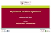 Responsabilidad Social en las Organizaciones - …³n05.pdf · Ruta de la Oportunidad • Es un proceso de implementación por actividades • Es una forma de empezar con la ... establecer