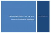 AA SEGUROS, S.A. DE .V. - chubb.com€¦ · AA SEGUROS, S.A. DE .V. Reporte sobre la Solvencia y Condición Financiera Por el ejercicio que terminó el 31 de Diciembre de 2017