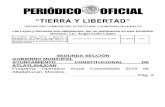 “TIERRA Y LIBERTAD” - periodico.morelos.gob.mxperiodico.morelos.gob.mx/periodicos/2018/5609_2A.pdf · donde se precisarán los objetivos generales, ... gobierno de calidad total,