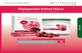Phytopowder Defend Cherry - amway.cl · cultivan en nuestras propias granjas orgánicas de Nutrilite, ... Pantotenato de Calcio (Fuente de Nutrientes), Hidrocloruro de Piridoxina