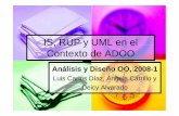 IS, RUP y UMLIS, RUP y UML en elen el Contexto de …IS-RUP-UML).pdf · Asignación del sistema Requerimientos Análisis Diseño Implementación Instalación Operación & Soporte