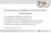 Emulsiones Lipídicas en Nutrición Parenteral - sunut.org.uy/wp-content/uploads/2015/12/15.50-Fernando-Rusi-AZUL... ·