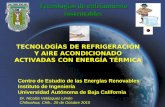TECNOLOGÍAS DE REFRIGERACIÓN Y AIRE …congreso.cimav.edu.mx/2010/wp-content/uploads/2010/10/...Solar.pdf · Dr. Nicolás Velázquez Limón Chihuahua, Chih., 25 de Octubre 2010