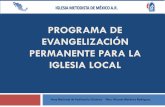 Proyecto Programa de Evangelización Permanente Para …immarcase.org/doctos/TCristiano/Materiales/PEPPIL_para_Presentac... · Colaboradores Para Abrir Nuevos ... convertidos para