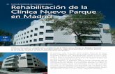 74 Rehabilitación de la Clínica Nuevo Parque en Madrid · su sistema de Fachada Ventilada de hormigón polímero, capaz de proporcionar al edificio, además de un acabado elegante,