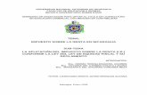 TEMA: IMPUESTO SOBRE LA RENTA EN NICARAGUA SUB-TEMA LA ...repositorio.unan.edu.ni/1334/1/62040.pdf · impuesto sobre la renta en nicaragua sub-tema la aplicaciÓn del impuesto sobre