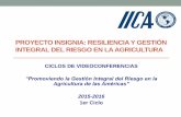 Proyecto Insignia: Resiliencia y Gestión Integral del ...apps.iica.int/observatorio-girsa/Content/Archivos/Eventos/Archivos... · Seguros agropecuarios, concepto e importancia ...