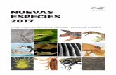 NUEVAS ESPECIES 2017 - conicet.gov.ar · os museos de ciencias naturales albergan colecciones científicas de plantas y animales ... Este resumen de los hallazgos publicados en un