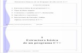 1 Estructura básica de un programa C++ - omartellez.com · Instrucciones de Entrada y Salida. Algunas características de C++. Metodología y Técnicas de Programación I 2004/2005