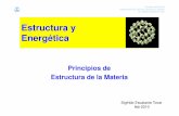 Estructura y Energética - depa.fquim.unam.mxdepa.fquim.unam.mx/amyd/archivero/Estructurayenergetica_10618.pdf · 6 gausianas para el core. 3 gausianas para los orbitales de valencia