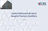 Centro Referencia de Salud Hospital Provincia Cordillera Julio/CRS... · • A. PATOLOGICA • SALUD MENTAL • TRAUMATOLOGÍA ... Proceso de Puesta en Marcha . Definiciones de Proyecto