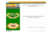 INSTITUTO TECNOLÓGICO DE HERMOSILLO€¦ · estructura academica 32 infraestructura del plantel 33 retos y desafios 36 conclusiones 39 rendición ...