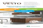 Melamina VESTO posee un amplia gama de diseños y …€¦ · de Melamina VESTO para ... , ideal para complemento de muebles en traseras y fondos ... totalmente planos. • La zona